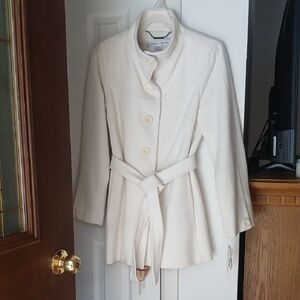 Larry Levine Winter White Coat